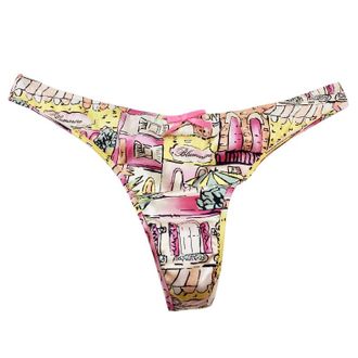 Blumarine Silk Thong Size L