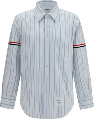 Thom Browne Light Blue Stripes Shirt
