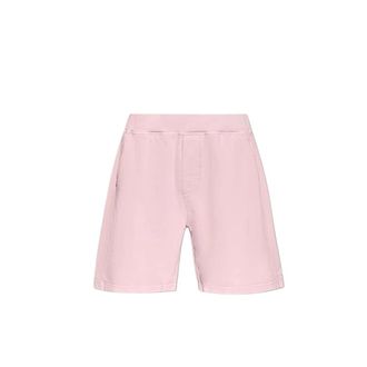 Dsquared2 Kniekorte joggingbroek - Heren - Korte Broeken - Roze - XS - Katoen - Korte Broeken