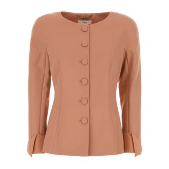 Chlo&eacute; Light Jackets, female, Pink, Size: XS Blouses
