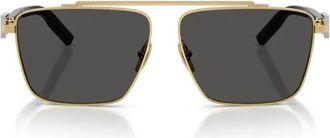 Dolce & Gabbana Dg 2336 Zonnebril - Heren - Zonnebrillen - Geel - 59 MM - Accessoires