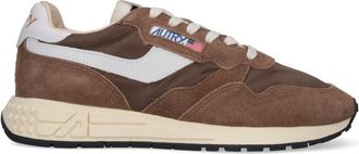 Autry Brown Leather Sneakers With Timeless Design