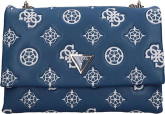 Guess Tassen, Dames, Blauw, ONE Size, Leer, Faux Leren Tas