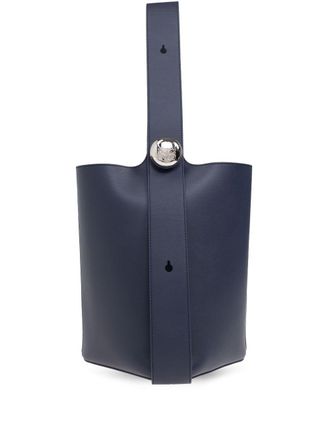 Loewe Borsa tote Pebble media - Blu