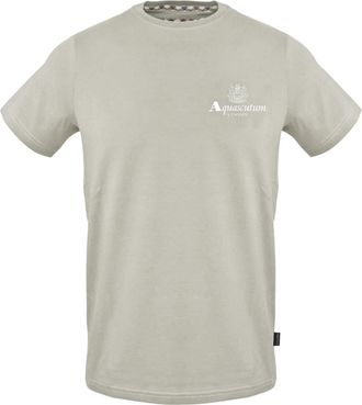 Aquascutum Heren borst Logo T-Shirt (Grijs)