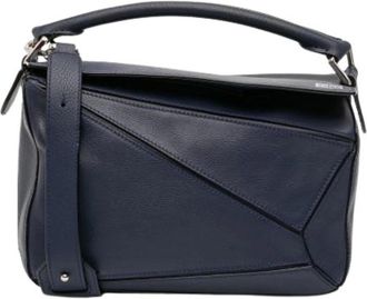 Loewe Pre-owned Handbags, female, Blue, Size: ONE SIZE Pre-owned Handbag