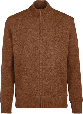 Tod's high-neck zip-up cardigan - men - Wool/Cashmere - L - Brown