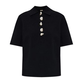 Cult Gaia Dames, Tops, Zwart, Maat: XS Viscose