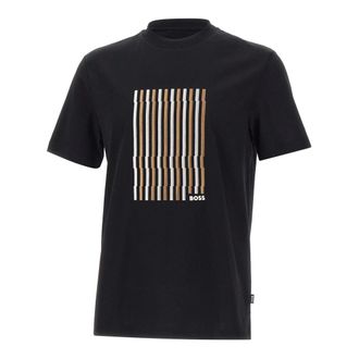 HUGO BOSS Hugo, T-Shirts, male, Black, Size: 2XL Thompson T-shirt