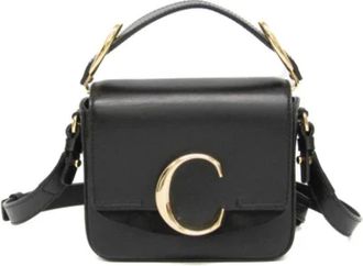 Chloé Pre-owned Handbags, female, Black, Size: ONE SIZE Pre-owned Leather handbags
