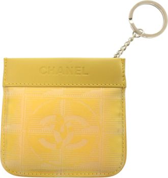 Chanel Yellow Pvc Leather Coin Purse/Coin Case (Pre-Owned)