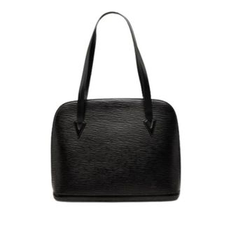 Louis Vuitton Pre-owned Lussac Schoudertas - Dames - Pre-owned - Zwart - Maat: ONE Size Zijde