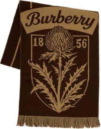 Burberry Mu Thistle Football Scarf