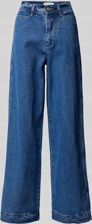 Lollys Laundry Wide Leg Jeans mit Eingrifftaschen Modell Florida in Blau, Gr&ouml;&szlig;e L