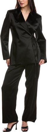 Carolina Herrera Wrap Front Jacket