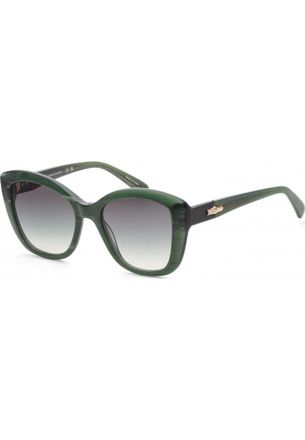 Longchamp Womens LO714S 54 307 Fashion Sunglasses - Green - One Size