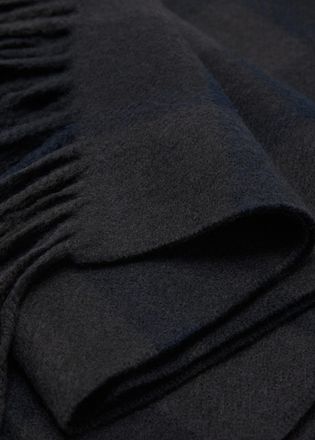 Mango Sciarpa quadri scozzesi frange grigio - Uomo - Taglia unica - MANGO MAN