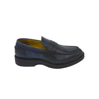 Corvari Loafers, male, Blue, Size: 9 1/2 US Mocassino Ilcea
