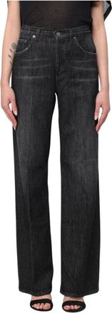 Dondup Dames, Jeans, Zwart, Maat: W32 Katoen