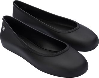 Melissa Soft Ballerina Flat in Black at Nordstrom, Size 10