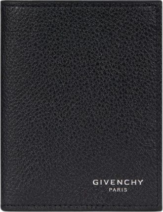 Givenchy Kaarthouder van generfd leer - Heren - Portefeuilles - Zwart - ONE Size - Leer - Accessoires