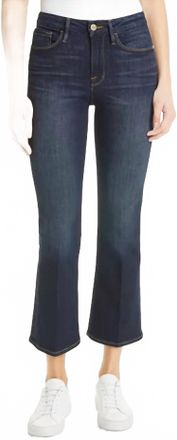 Frame Denim Le Cropped Mini Boot Cut Jeans In Filbert
