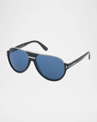 Tom Ford Men & apos;s Dimitry Polarized Acetate Sunglasses