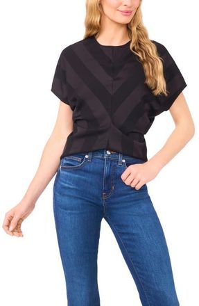 Ted Baker Maria Ruched Top in Rich Black at Nordstrom, Size 10
