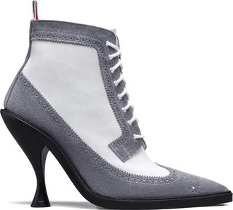 Thom Browne 90 mm Wingtip laarzen - Grijs
