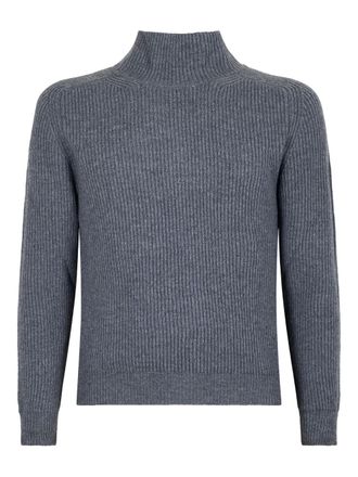 Dondup ribbed high-neck sweater - Grey