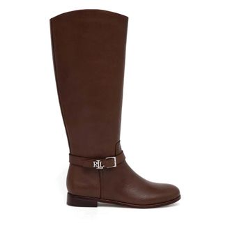 Ralph Lauren Dames, Schoenen, Bruin, Maat: 35 1/2 EU Leer