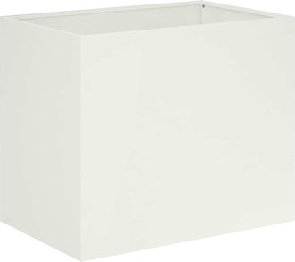 vidaXL Macetero De Jard&iacute;n Blanco 50 X 40 X 50 Cm Vidaxl