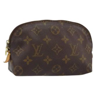 Louis Vuitton Pre-owned Vintage Canvas Clutch - Dames - Vintage Clutch - Bruin - ONE Size - Vintage
