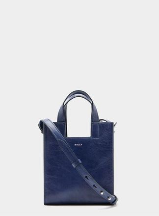 Bally Easy Bally Small Tote Bag in Leather in Blue at Nordstrom