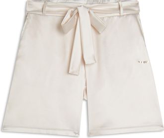 Freddy Pantaloni corti Donna Eleganti con chiusura a Fiocco