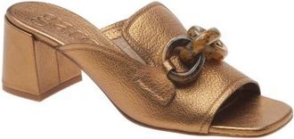 Pedro Garcia Umita Slide Sandal in Old Gold Petitgrain-Tortoise at Nordstrom, Size 40.5