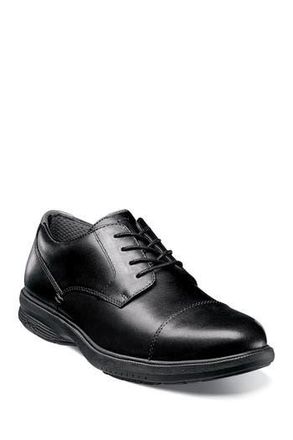 Nunn Bush Melvin Cap Toe Leather Derby - Multiple Widths Available in Black at Nordstrom Rack, Size 8