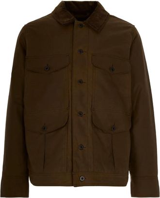 Filson corduroy collar pocket jacket - Brown
