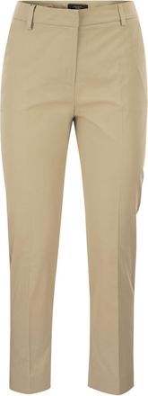 Max Mara Weekend Maxmara Wkdcecco Slim-Fit-Hose aus Stretch-Baumwolle