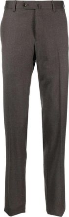 Pantaloni Torino Wollen broek met zakken en elastaan - Heren - Nette broeken - Bruin - 3XL - Wol - Broeken