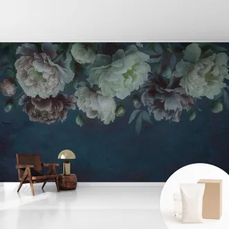 Tulup Tapete Vliestapete Mit Kleber - Fototapete Mit Motiv - Wandtapete Modern - Wandgestaltung Blumige Eleganz 416x254 Cm