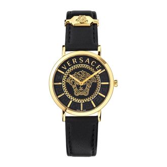 Versace V-Essential Horloge - Dames - Accessoires - Zwart - Maat: ONE Size
