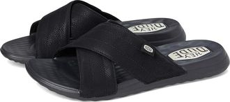 Hey Dude Christi Slide Distressed Womens Shoes Black : 12 M, Synthetic