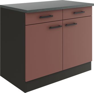 Optifit Unterschrank »Palma« Breite 100 cm, mit 2 Türen und 2 Schubkästen