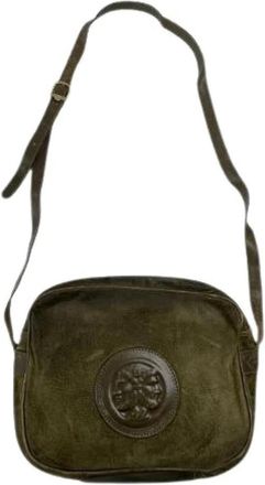 Fendi Pre-owned Baguette Crossbody Tas - Dames - Vintage Schoudertas - Groen - ONE Size - Vintage