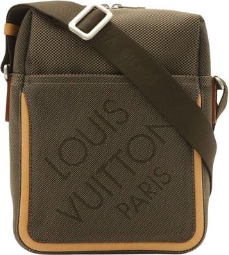Louis Vuitton Green Coated/Waterproof Canvas Citadin (Authentic Pre-Loved)