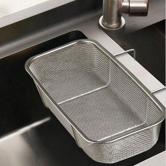 No Brand Desag&uuml;e De Fregadero - Colador Con Cesta - Limpieza De Cocina - Acero Inoxidable - 27 Cm De Largo - Plateado