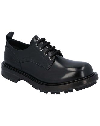 Alexander McQueen Alexander Mcqueen Mens Calfskin Ridged Sole Lace-Up, Never Worn (Authentic Pre-Loved)