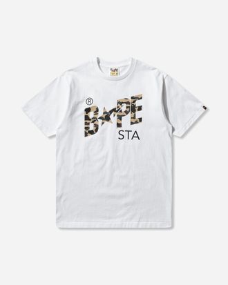 A Bathing Ape Men s 1st Camo Bape Sta T-Shirt White