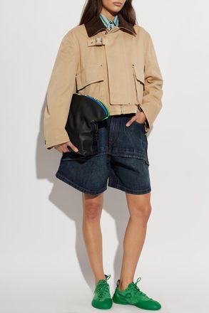 Loewe Jacket With Pockets, Womens, Beige